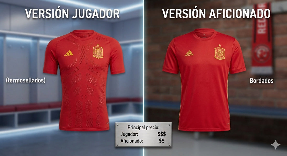 ¿Versión Jugador o Aficionado? Descubre cuál debes elegir para tu próximo jersey