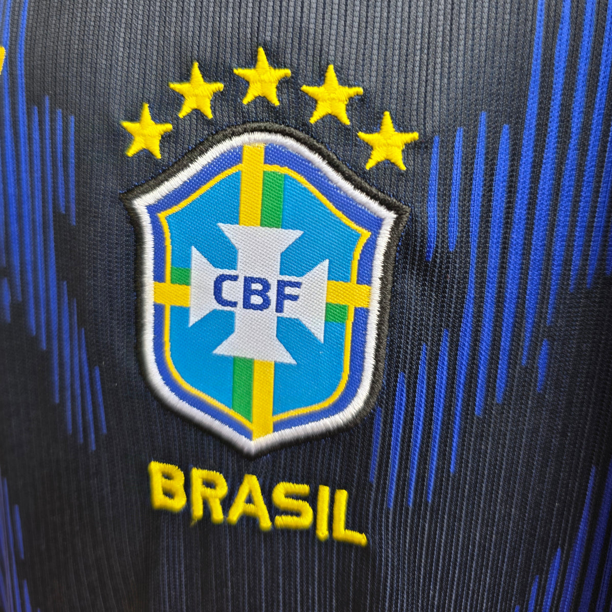 Uniforme Niño Brasil Visitante 2026 Azul Jordan