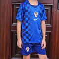 Uniforme Niño Croacia Visitante 2026 Azul