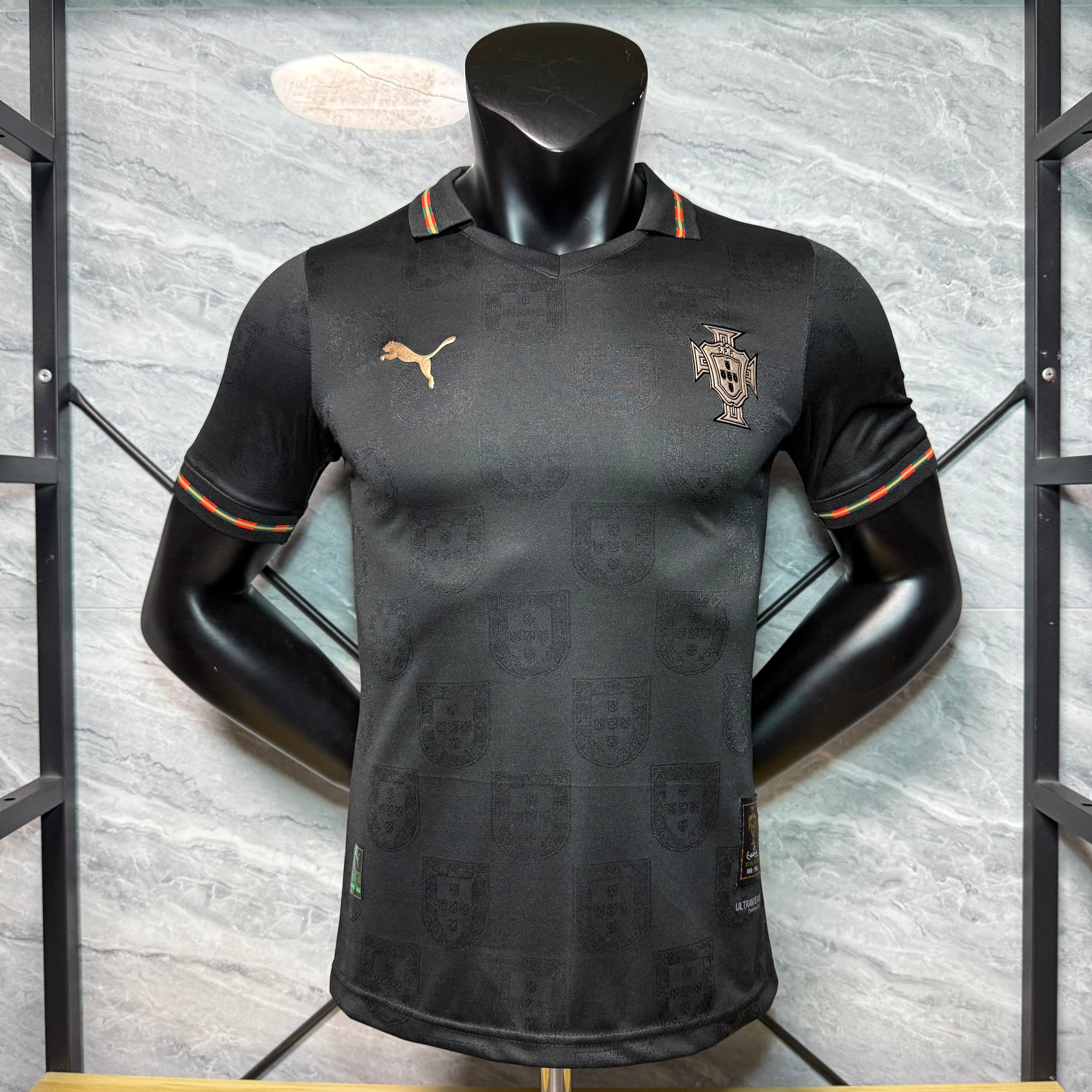 Jersey Hombre Portugal Pantera negra Jugador