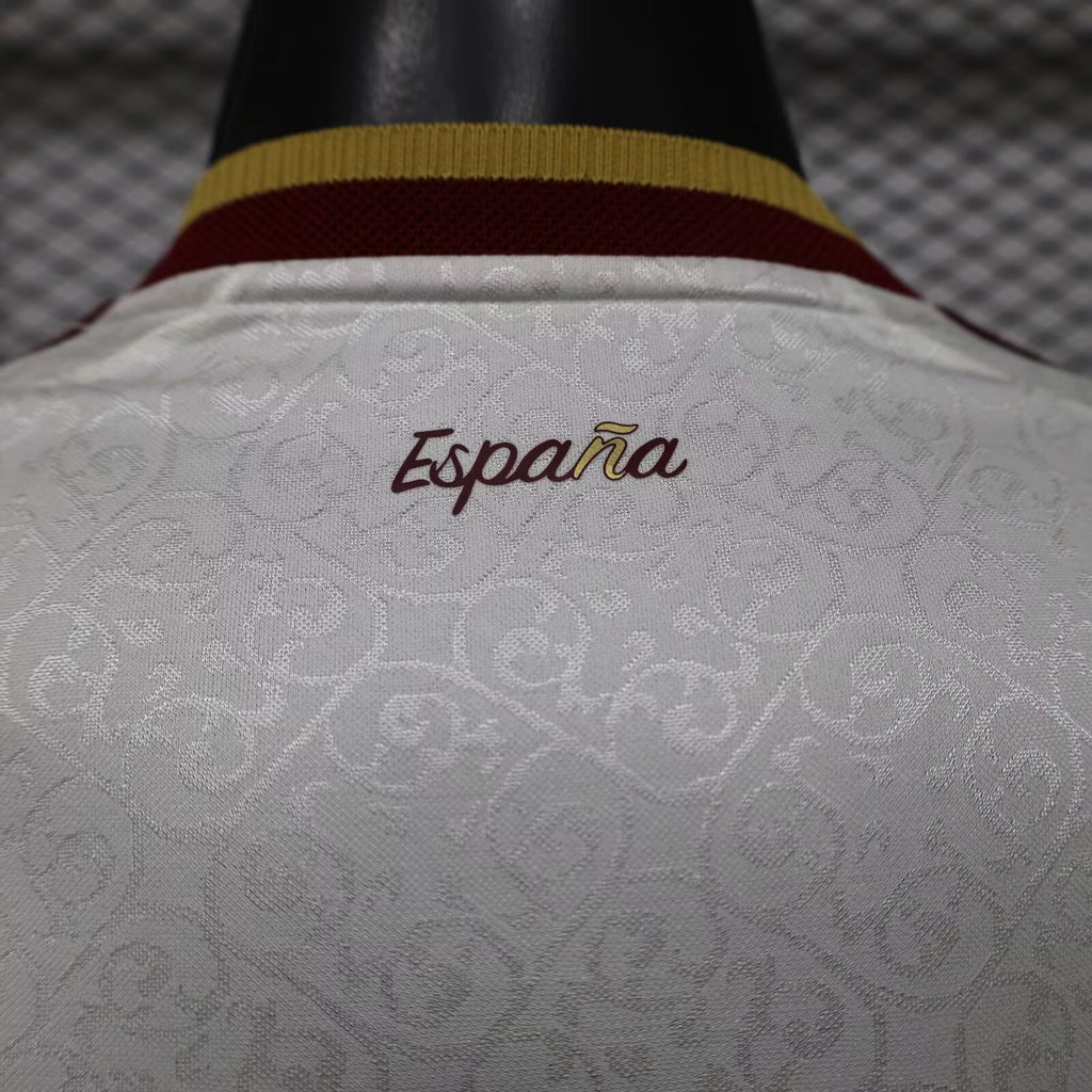 Jersey Hombre España Visitante Jugador 2026 Manga Larga