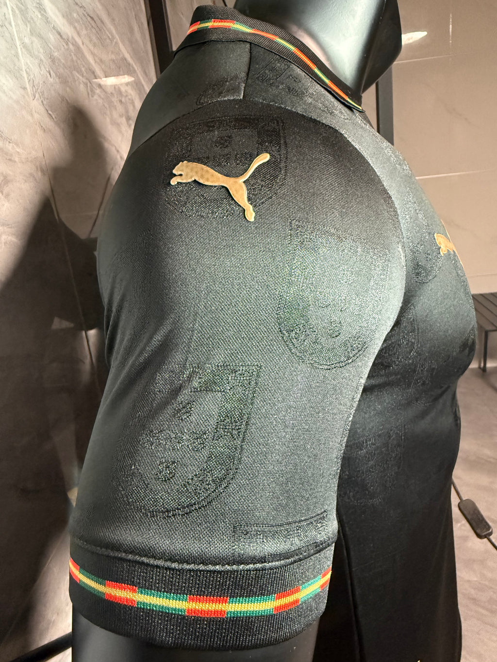 Jersey Hombre Portugal Pantera negra Jugador
