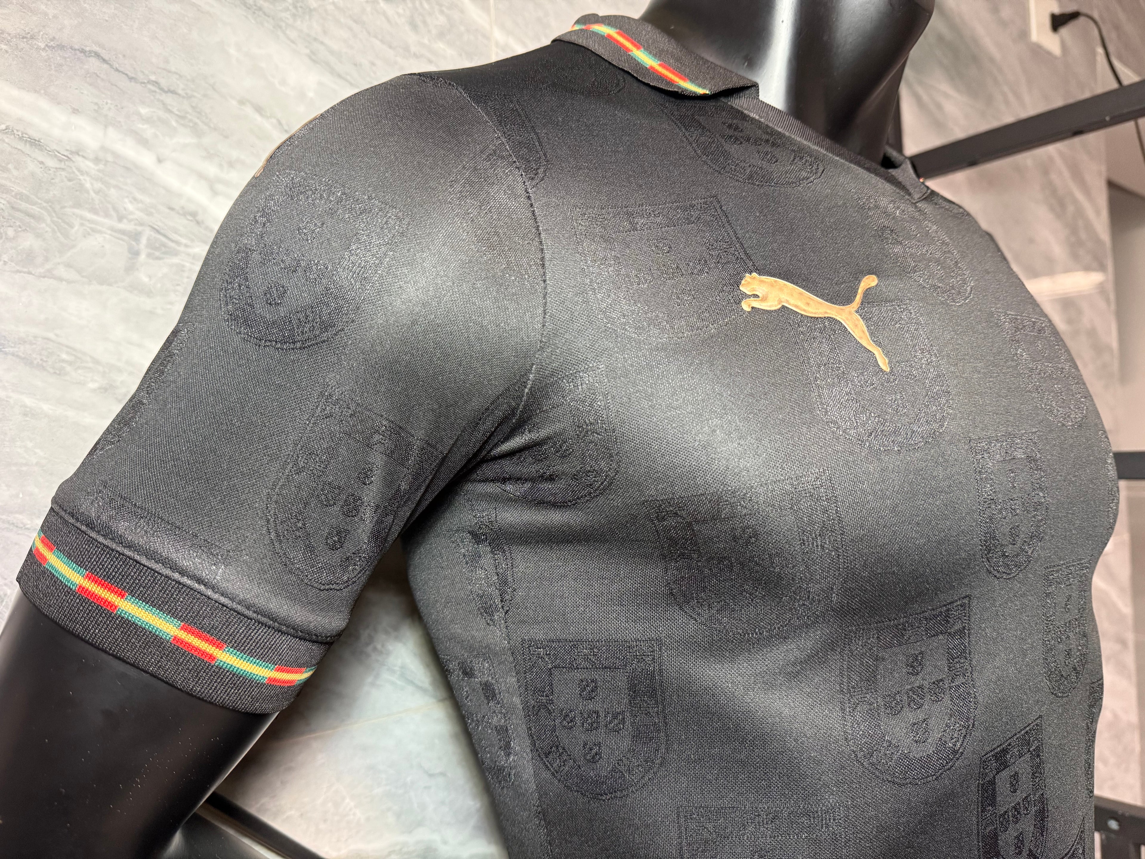 Jersey Hombre Portugal Pantera negra Jugador