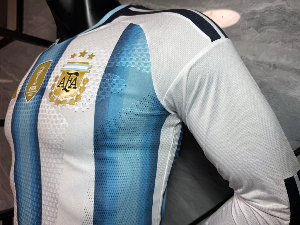 Jersey Hombre Argentina Local Jugador Manga Larga 2026