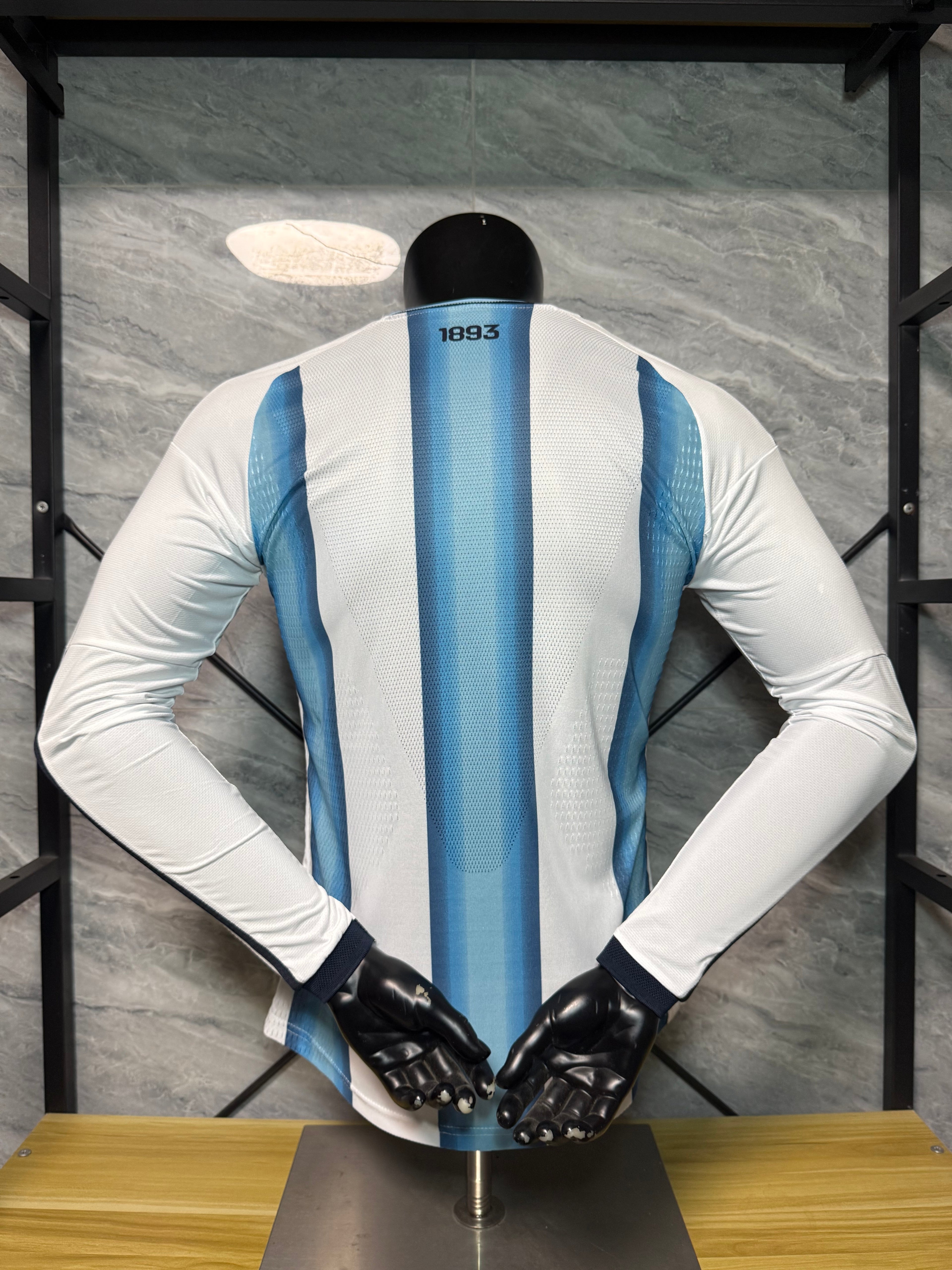 Jersey Hombre Argentina Local Jugador Manga Larga 2026