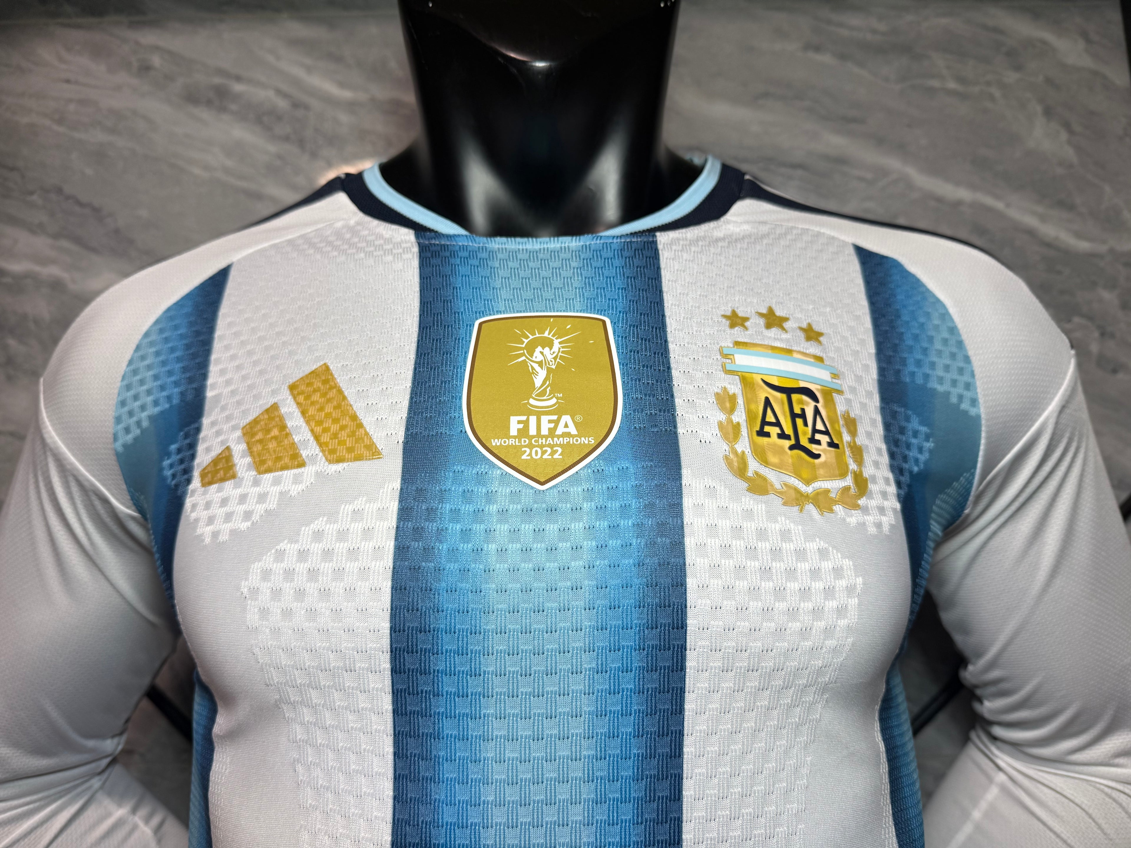 Jersey Hombre Argentina Local Jugador Manga Larga 2026