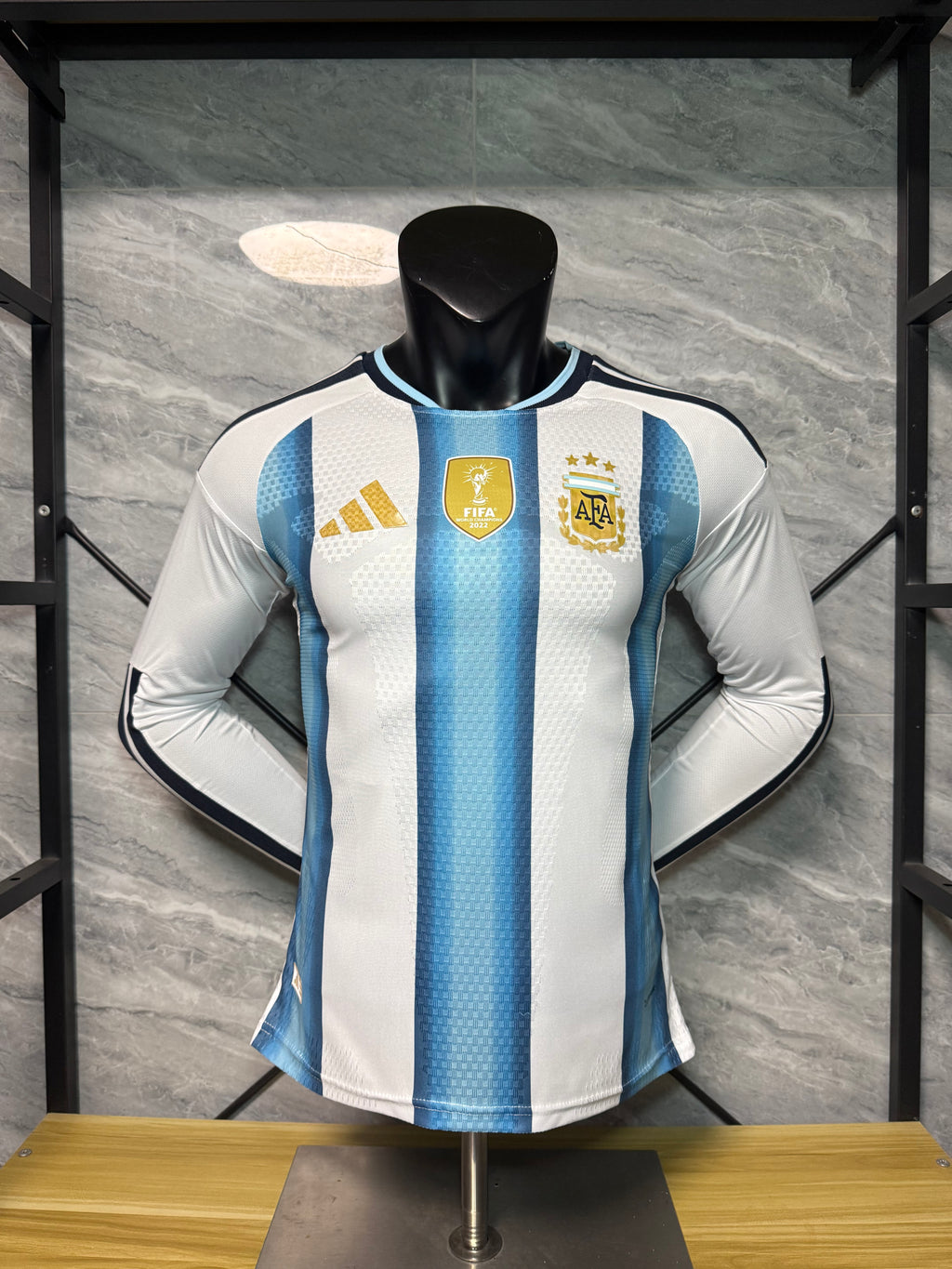 Jersey Hombre Argentina Local Jugador Manga Larga 2026