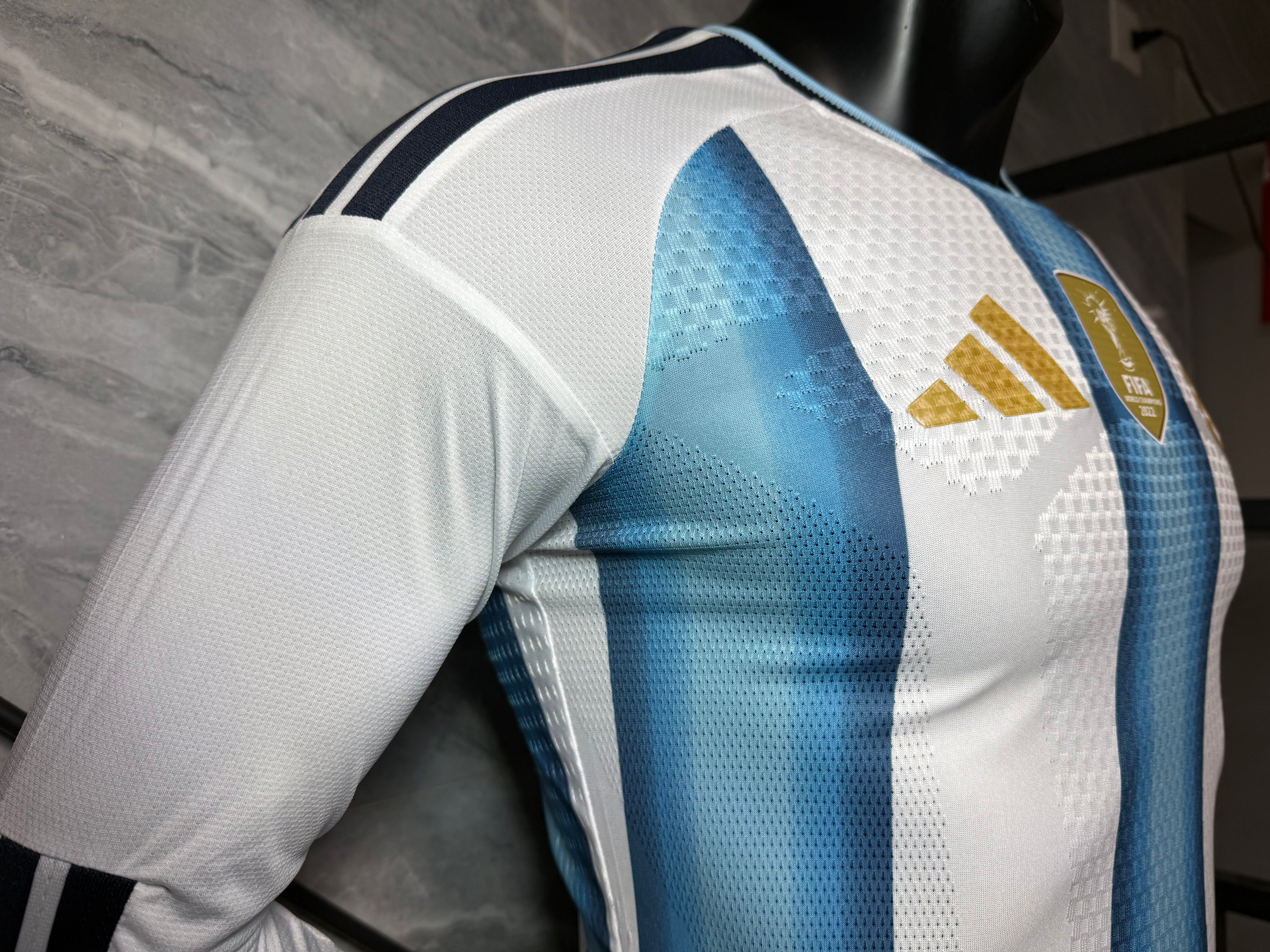 Jersey Hombre Argentina Local Jugador Manga Larga 2026